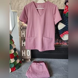 Pair of Mineral Mauve Figs